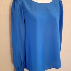 J. Crew Vibrant Blue Blouse